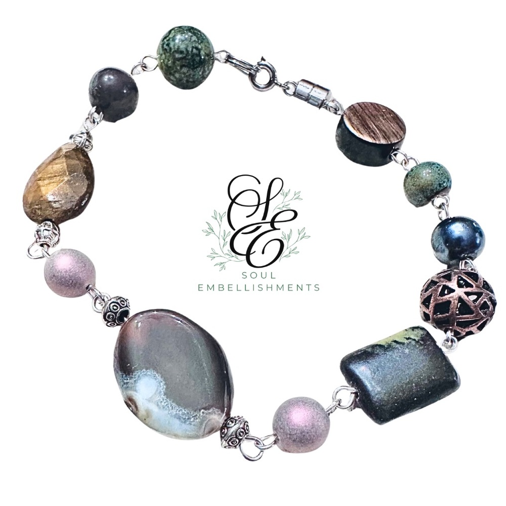 NEW: Soul Embellishment’s Bohemian Gemstones Bracelet, Elegant Multi-Stone